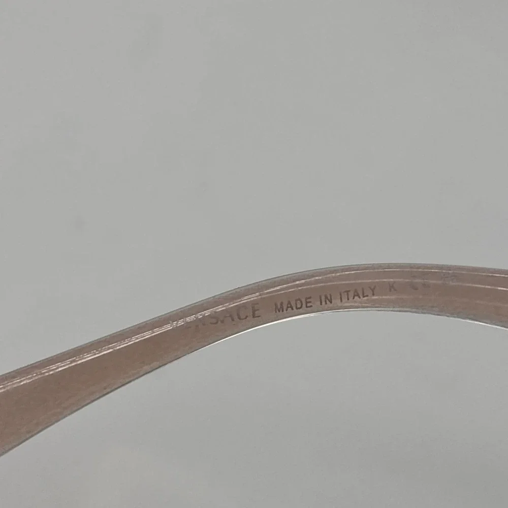 Versace Eyeglasses MOD 3304 5339 Glasses Crystal Pink Pale Gold 53-18-140mm #224